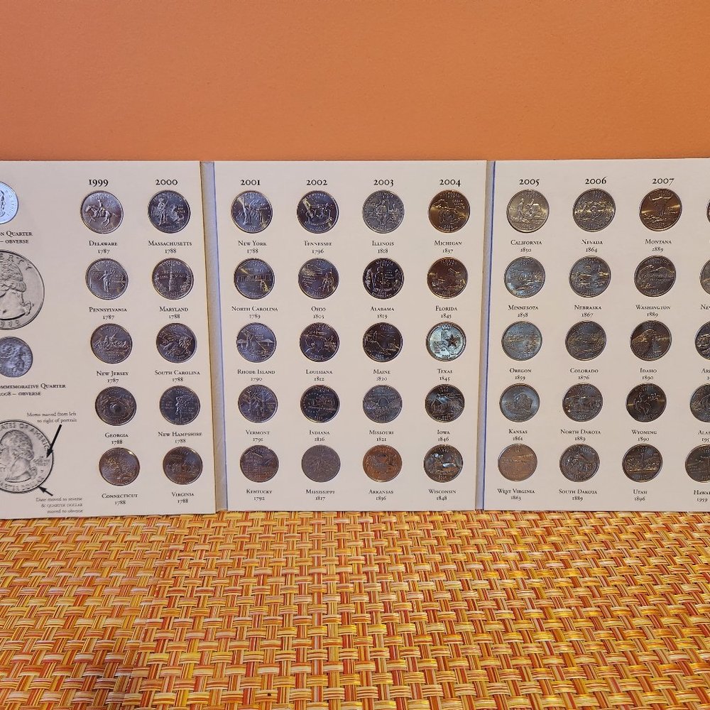 UNIQUE  NEW  Quarters 1999-2008 collection